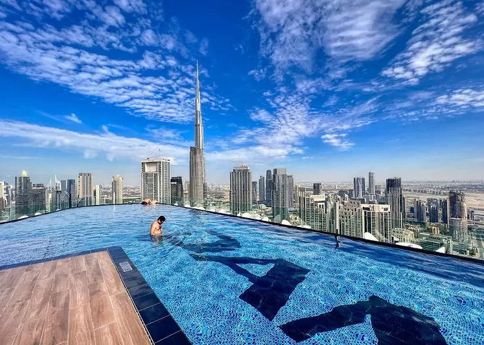 Highest Infinity Pool In Downtown Dubai