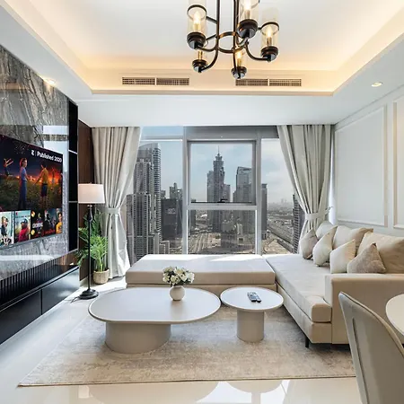 Highest Infinity Pool In Downtown Dubai Apartment Exterior photo